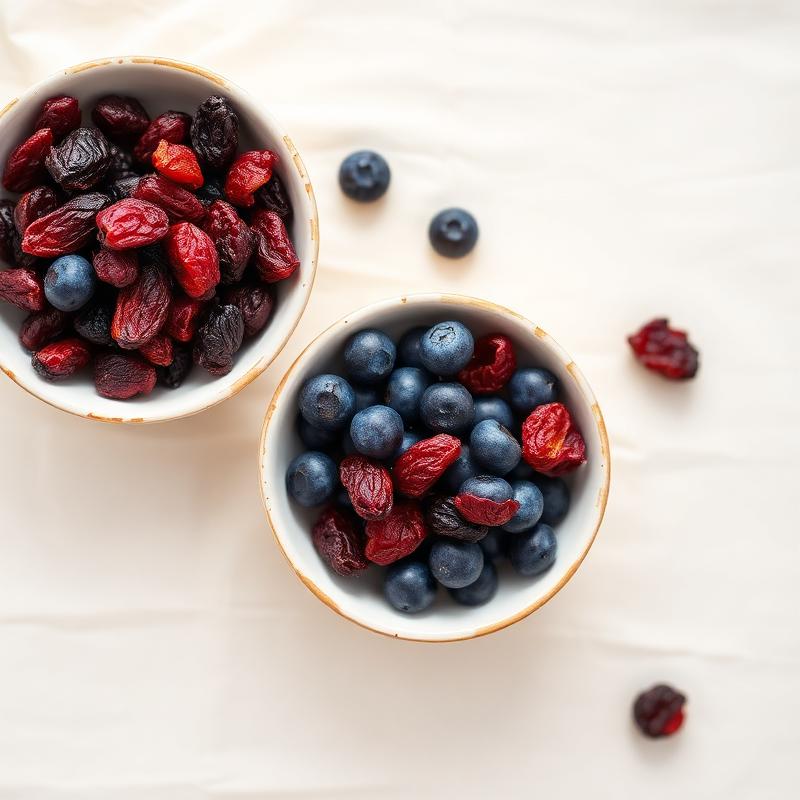 Berries – Cranberries, blueberries and exotic dried berries.